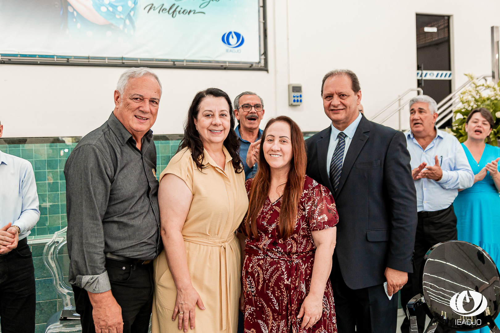 Diretorias da Convenção, pastores presidentes e obreiros de Joinville, celebram o aniversário do Pastor Sérgio Melfior.